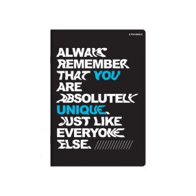   Herlitz Matt fóliás 60 lapos füzet, Always, vonalas (A5/60 lap)