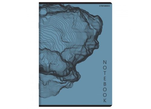 Herlitz Matt fóliás 60 lapos füzet, Vonalak, vonalas (A5/60 lap)