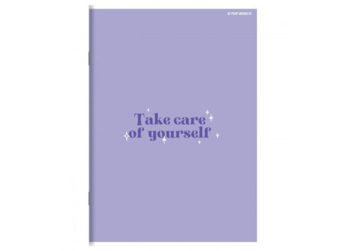 Herlitz Matt fóliás 60 lapos füzet, Lila, vonalas (A5/60 lap)