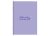 Herlitz Matt fóliás 60 lapos füzet, Lila, vonalas (A5/60 lap)