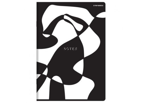 Herlitz Matt fóliás 60 lapos füzet, Zebra, vonalas (A5/60 lap)