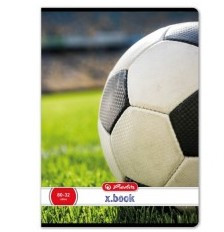 Sport vonalas füzet, A4, Foci- Herlitz