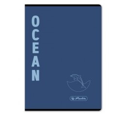 Terra vonalas füzet, A4, Ocean