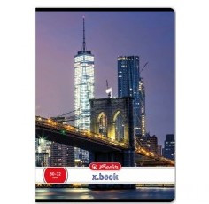 City kockás füzet, A4, New York