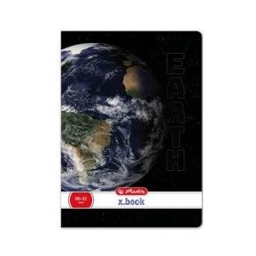 Galaxy kockás füzet, A4, Föld