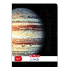 Galaxy kockás füzet, A4, Jupiter