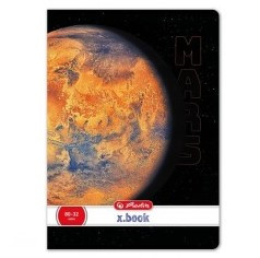 Galaxy kockás füzet, A4, Mars