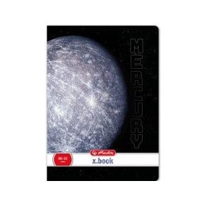 Galaxy kockás füzet, A4, Merkúr