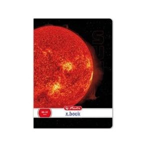 Galaxy kockás füzet, A4, Nap