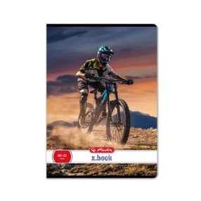 Sport kockás füzet, A4, Bicikli