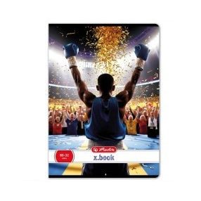 Sport kockás füzet, A4, Box