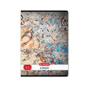 A4 Hangjegyfüzet, A4/86-32, Mintás- Herlitz