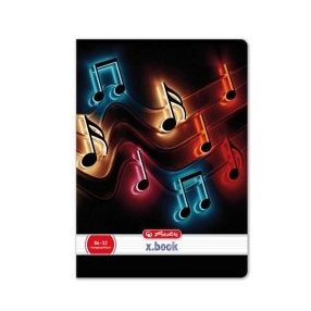 A4 Hangjegyfüzet, A4/86-32, Szines- Herlitz