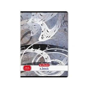 A4 Hangjegyfüzet, A4/86-32, Szürke- Herlitz