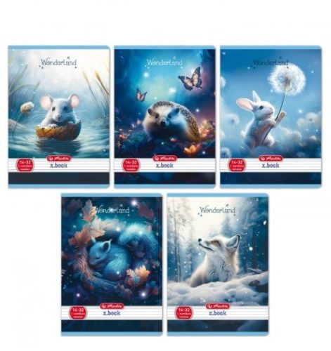Herlitz kockás füzet, Wonderland (A5/27-32)