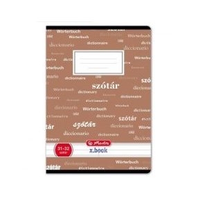 Design szótárfüzet, A/5, Capuccino - Herlitz 