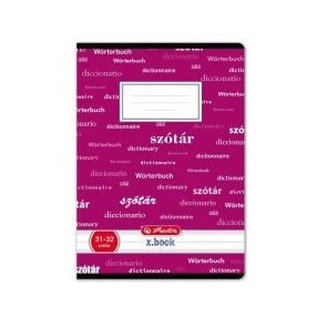 Design szótárfüzet, A/5, Purple - Herlitz 