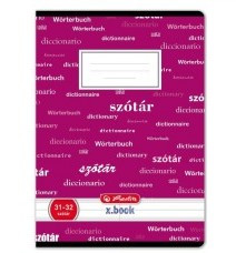 Design szótárfüzet, A/5, Purple - Herlitz 