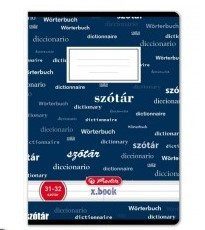 Design szótárfüzet, A/5, Sötétkék  - Herlitz 