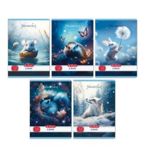   Állatos - Herlitz Wonderland 1. osztályos vonalas füzet (A5/14-32)