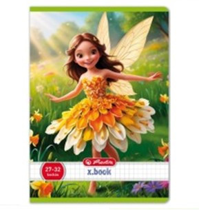 Hercegnős Herlitz Fairy 3. osztályos vonalas füzet, Napsugaras Tündérke (A5/12-32)