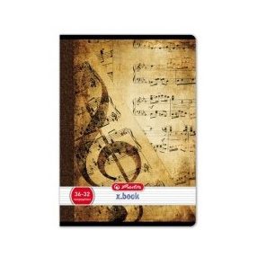 Design Barna Hangjegyfüzet, A5/36-32 - Herlitz