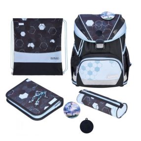 Herlitz UltraLight XL Plus iskolatáska, Cyber Soccer/Focis