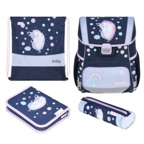 Herlitz Loop Plus iskolatáska szett, Unicorn Dream/Lovas