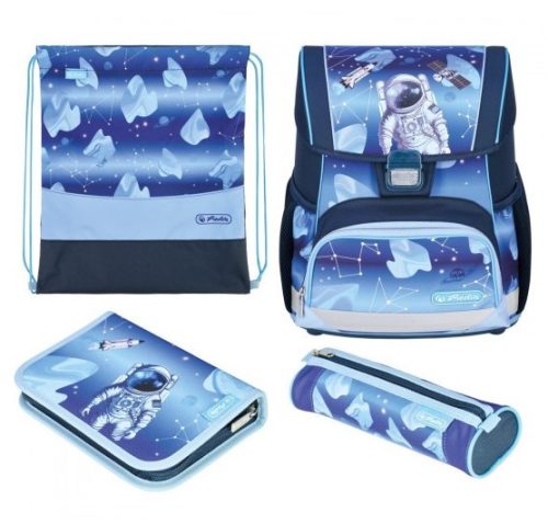 Herlitz Loop Plus iskolatáska szett, Cosmic Explorer/Űr