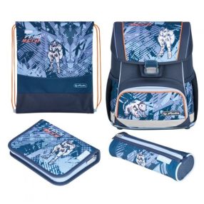 Herlitz Loop Plus iskolatáska szett, TechMec/Robot