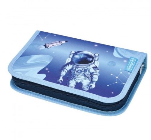 Herlitz kihajtható tolltartó, Cosmic Exlorer/Űr, 2 klapnis (üres)