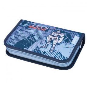   Herlitz kihajtható tolltartó, Tech Mech/Robot, 2 klapnis (üres)