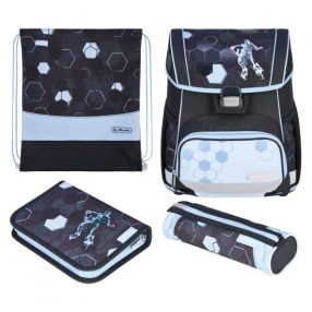 Herlitz Loop Plus iskolatáska szett, Cyber Soccer/Focis