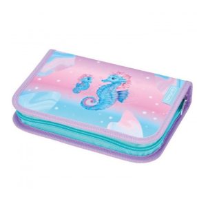   Herlitz kihajtható tolltartó, Ocean Lights/Csikóhal, 1 klapnis (üres)