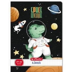 Space Adventure kockás füzet, Dino (A5/27-32)