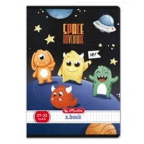 Space Adventure kockás füzet, Űrmanók (A5/27-32)