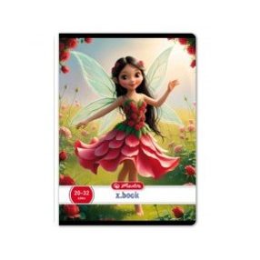 Fairy kockás füzet, Tündérke és a pipacs (A5/27-32)