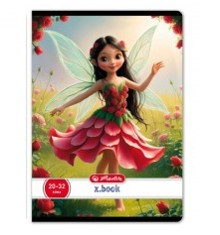 Fairy kockás füzet, Tündérke és a pipacs (A5/27-32)