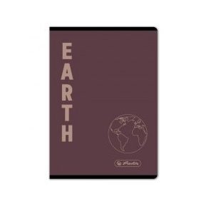 Terra Earth kockás füzet, A5/21-32 - Herlitz