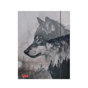 Gumis mappa, A4, Wild-Wolf/Farkas - Herlitz