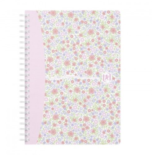 Oxford Floral spirálfüzet, A5/60 vonalas