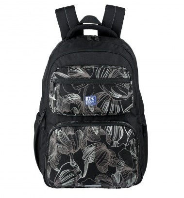 Oxford hátizsák, DreamTec - Fekete/Indigo (26 L)