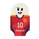 Ovális radír, Squeezy Sports, Piros "10"- Herlitz 