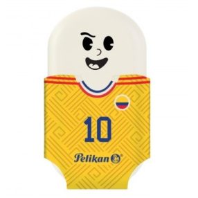   Ovális radír, Squeezy Sports, Sárga "10" - Herlitz 