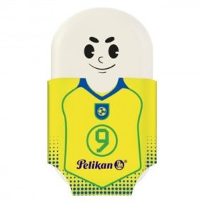   Ovális radír, Squeezy Sports, Sárga "9" - Herlitz 