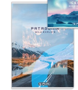 Herlitz felsős vonalas füzet, Sport, Patagonic (A5/12-32)