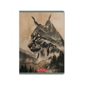   Állatos Herlitz felsős vonalas füzet, Into The Wild, Hiúz (A5/21-32)