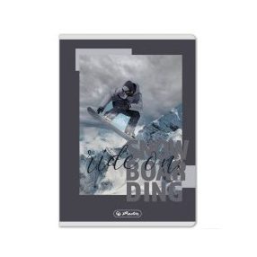 Sport - Herlitz Snowboard kockás füzet (A5/27-32)