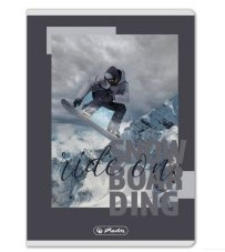 Sport - Herlitz Snowboard kockás füzet (A5/27-32)
