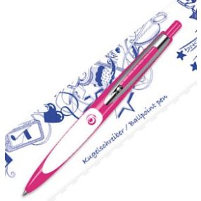 Golyóstoll, My.pen, Pink/Fehér - Herlitz